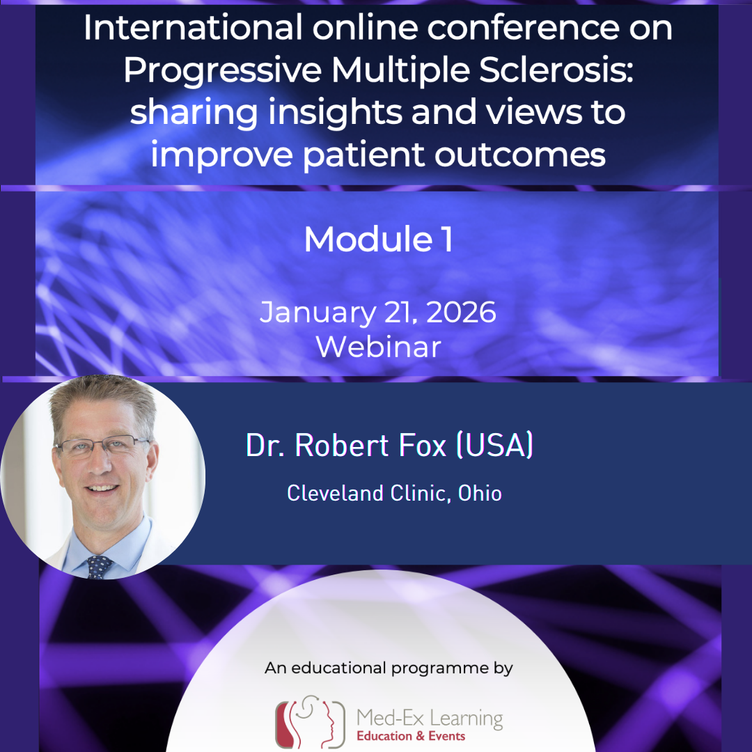International online conference on Progressive Multiple Sclerosis: sharing insights and views to improve patient outcomes - Module 1 - Image 3