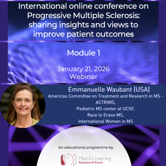 International online conference on Progressive Multiple Sclerosis: sharing insights and views to improve patient outcomes - Module 1