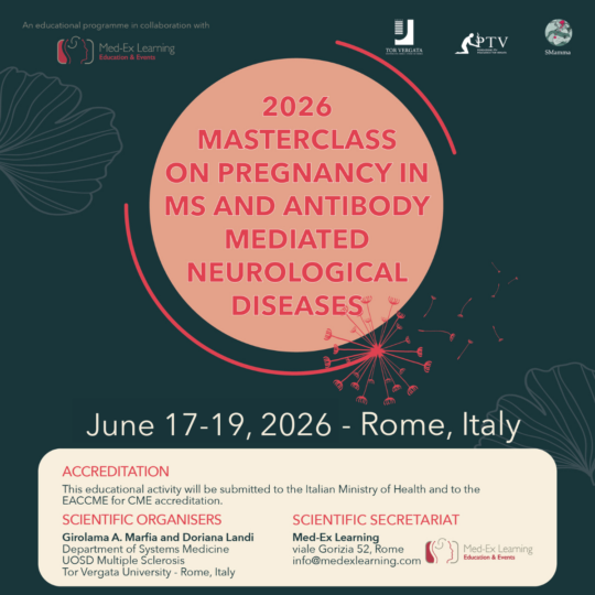 2026 Masterclass on Pregnancy in MS and antibody mediated neurological diseases