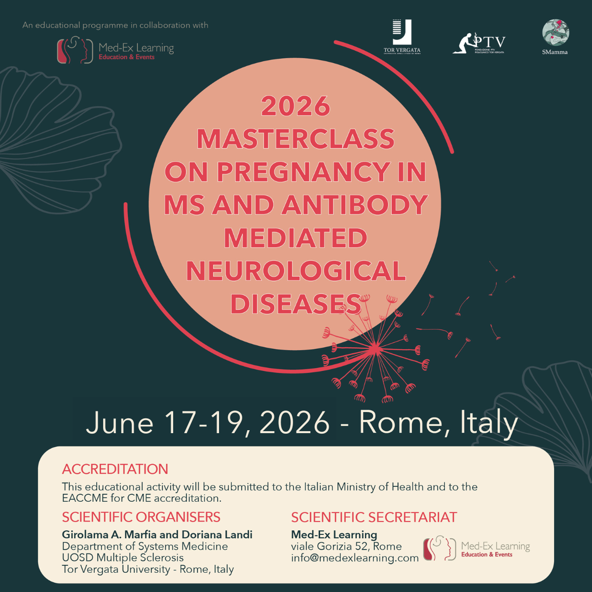 2026 Masterclass on Pregnancy in MS and antibody mediated neurological diseases